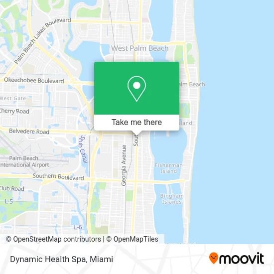Dynamic Health Spa map