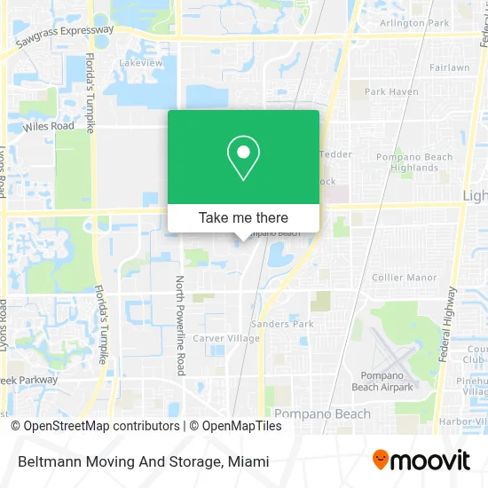 Beltmann Moving And Storage map