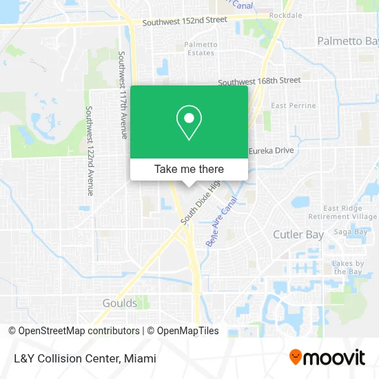 L&Y Collision Center map