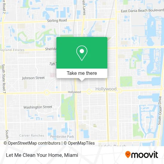 Let Me Clean Your Home map