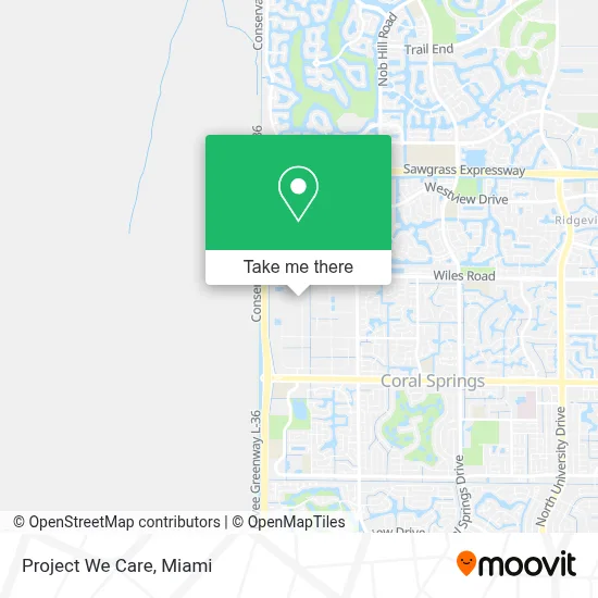 Project We Care map
