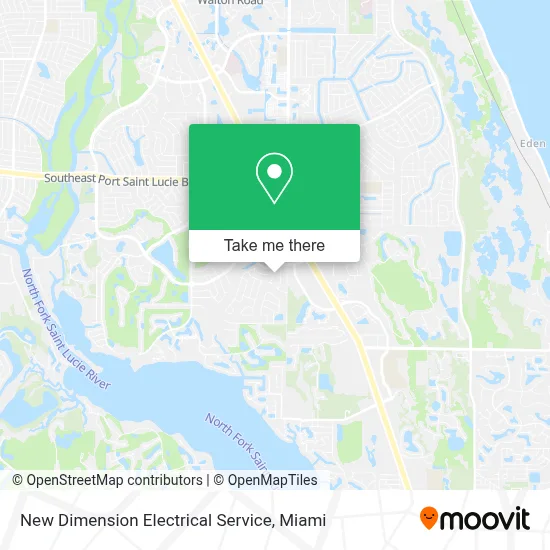New Dimension Electrical Service map