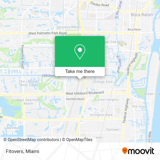 Fitovers map