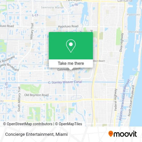 Concierge Entertainment map