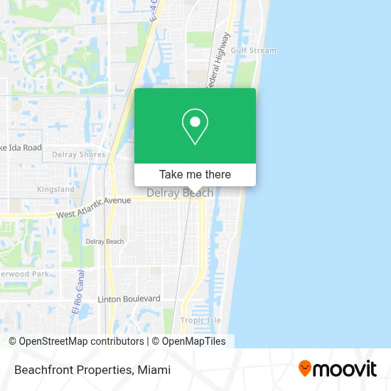 Beachfront Properties map