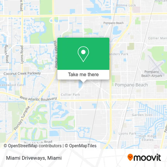 Miami Driveways map