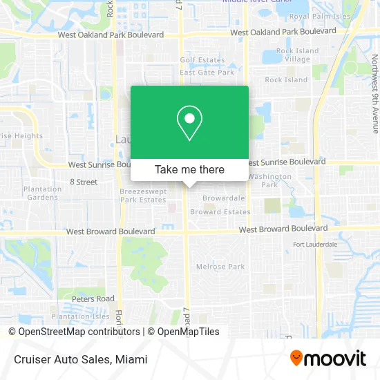 Cruiser Auto Sales map