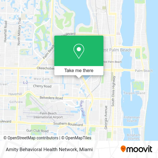 Amity Behavioral Health Network map