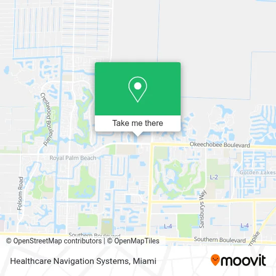 Healthcare Navigation Systems map