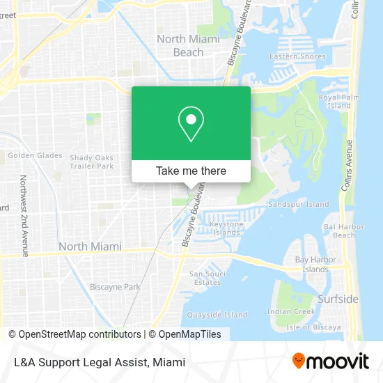 L&A Support Legal Assist map