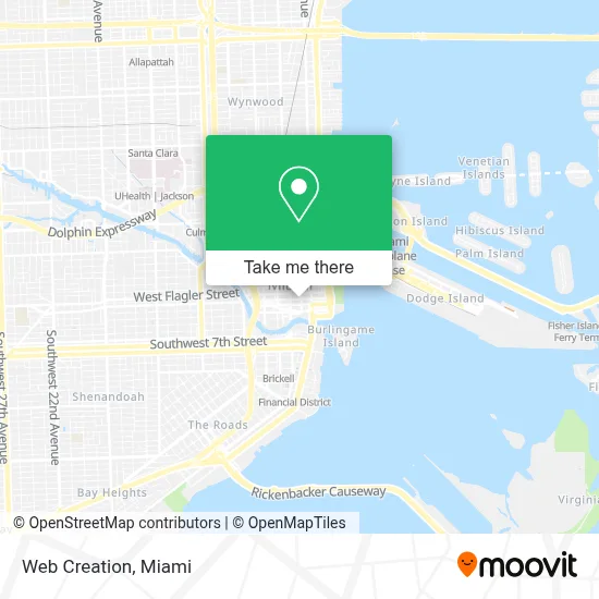 Web Creation map