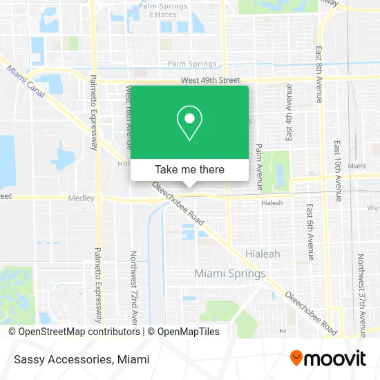 Sassy Accessories map