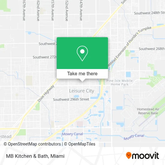 MB Kitchen & Bath map
