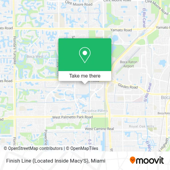 Finish Line (Located Inside Macy'S) map