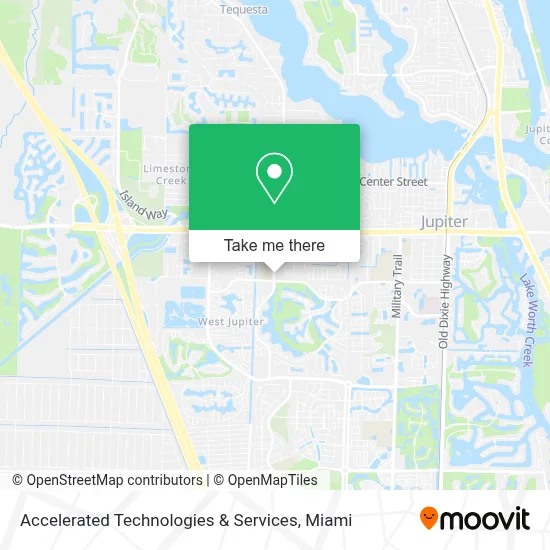 Accelerated Technologies & Services map
