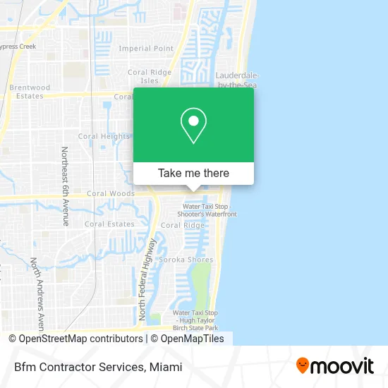Bfm Contractor Services map