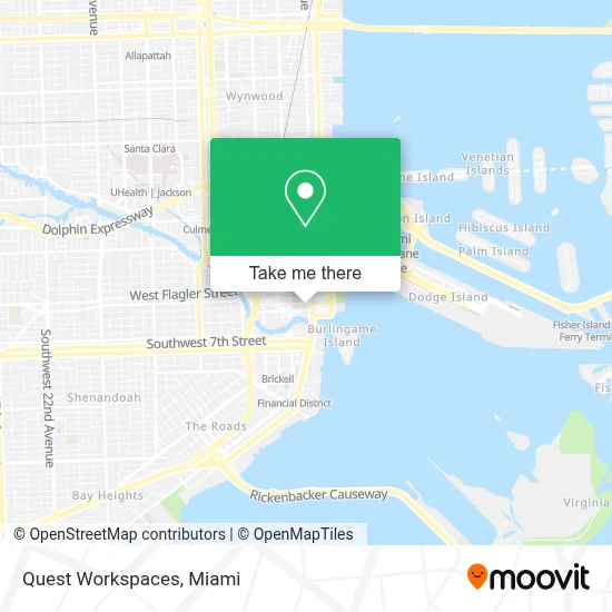 Quest Workspaces map