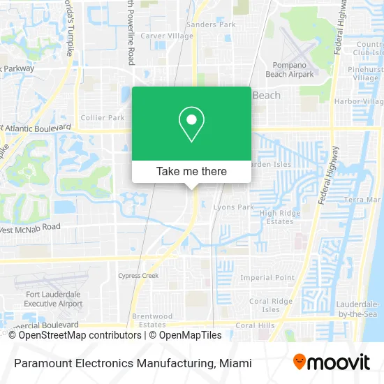 Paramount Electronics Manufacturing map