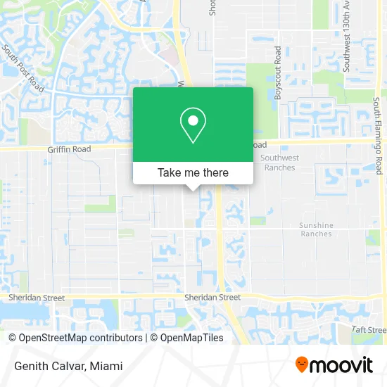 Genith Calvar map