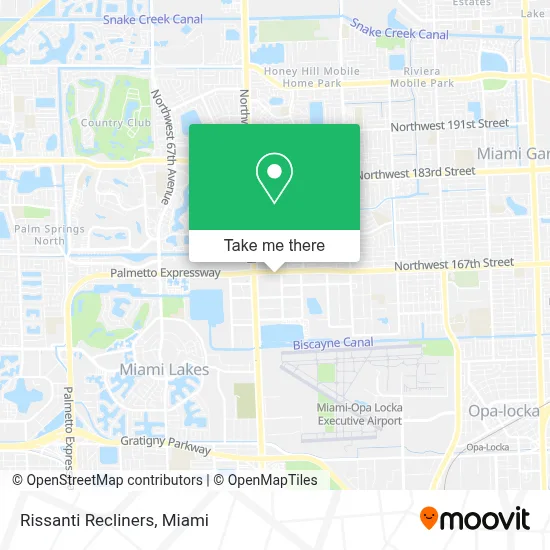 Rissanti Recliners map