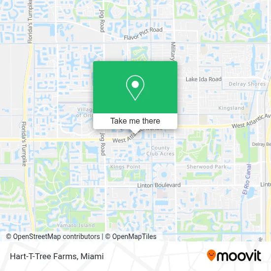 Hart-T-Tree Farms map
