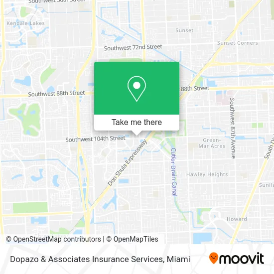 Dopazo & Associates Insurance Services map