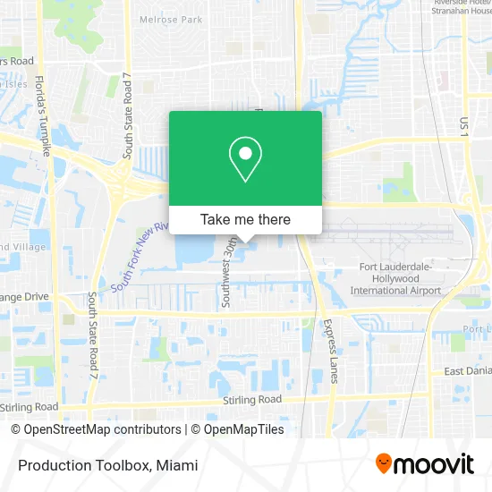 Production Toolbox map
