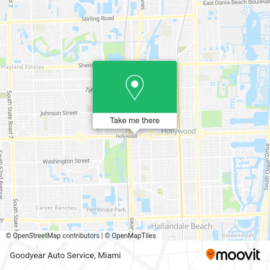 Goodyear Auto Service map