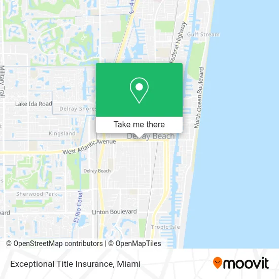 Exceptional Title Insurance map