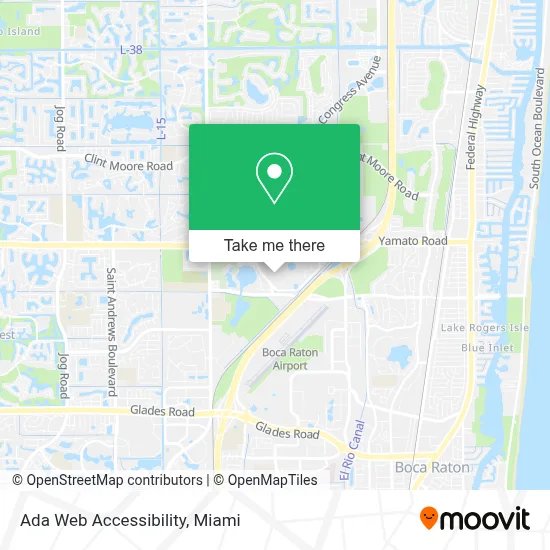 Ada Web Accessibility map