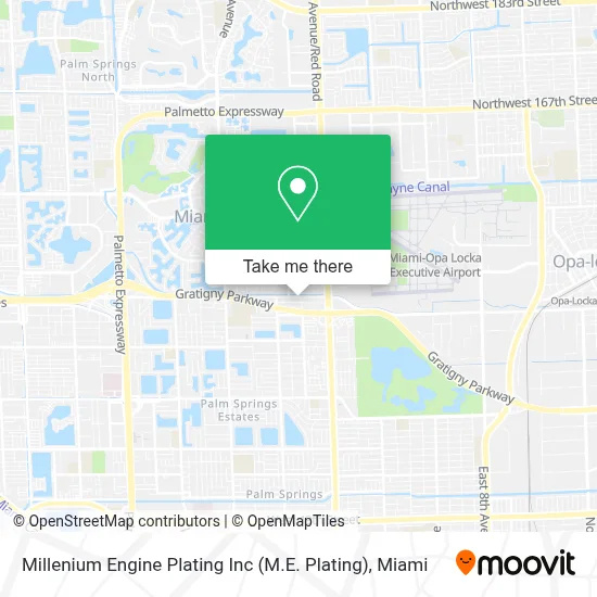 Millenium Engine Plating Inc (M.E. Plating) map