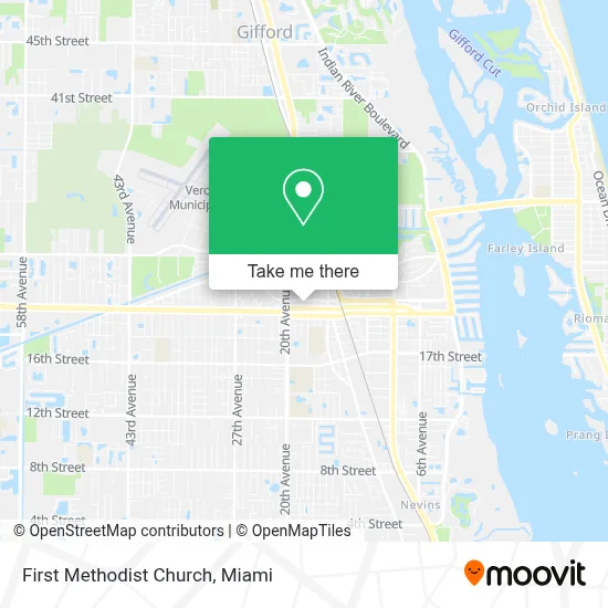 First Methodist Church map