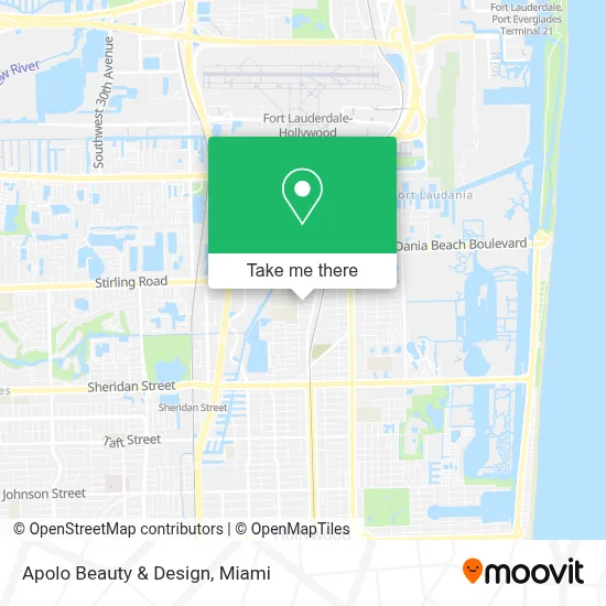 Apolo Beauty & Design map