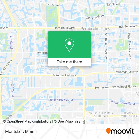 Montclair map
