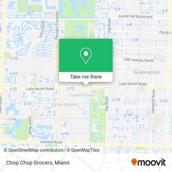 Chop Chop Grocers map