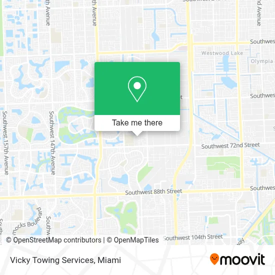 Vicky Towing Services map