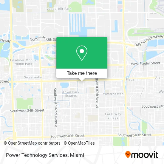 Power Technology Services map