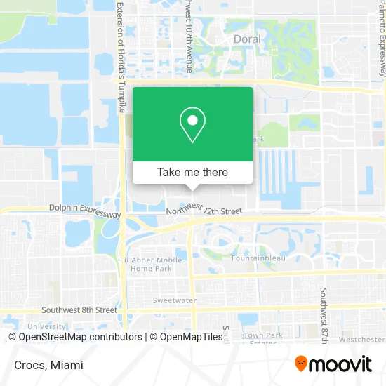 Crocs map