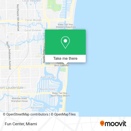 Fun Center map