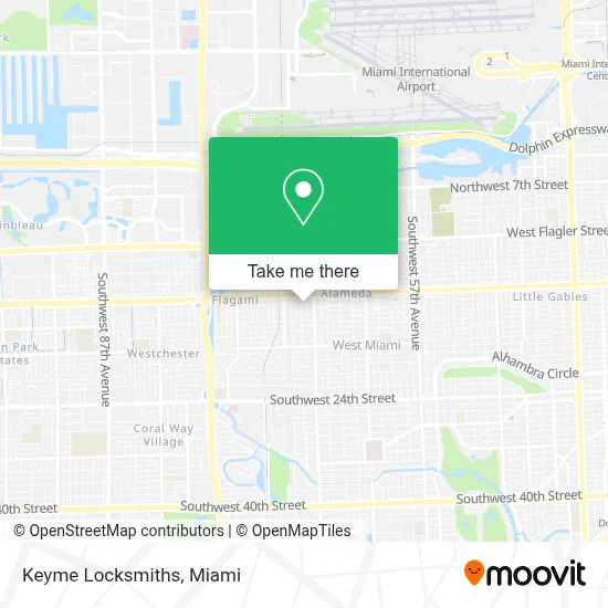 Keyme Locksmiths map