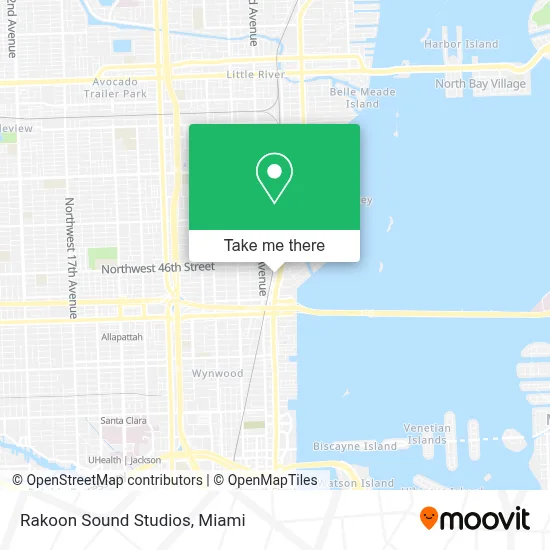 Rakoon Sound Studios map