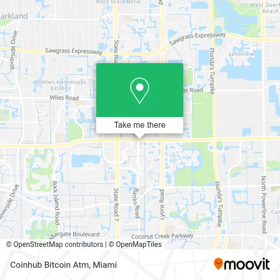 Coinhub Bitcoin Atm map