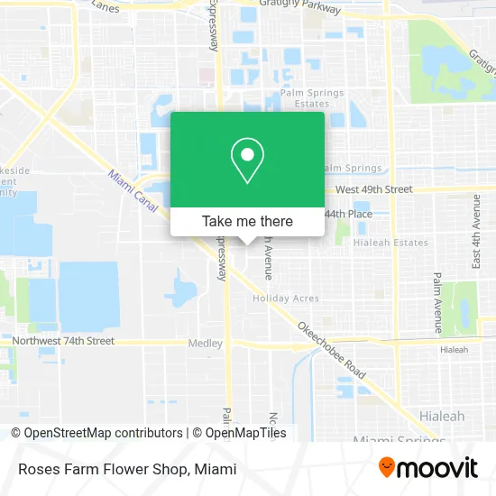 Roses Farm Flower Shop map