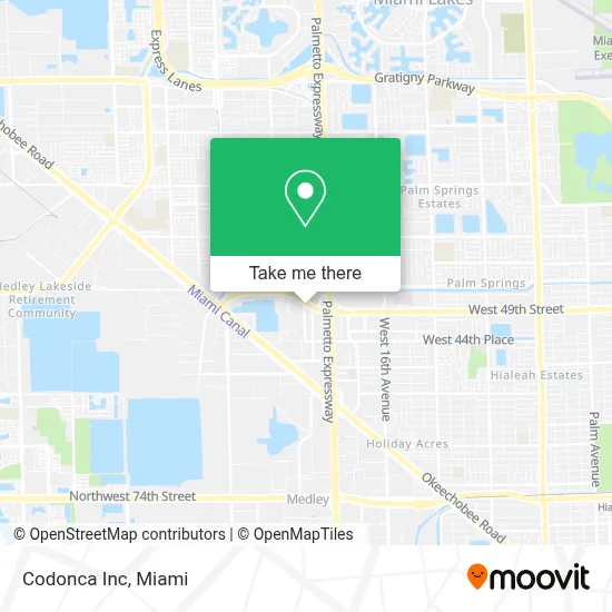 Codonca Inc map