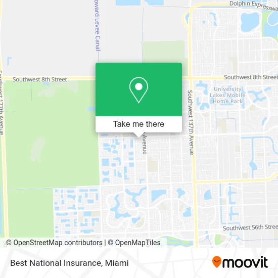 Best National Insurance map