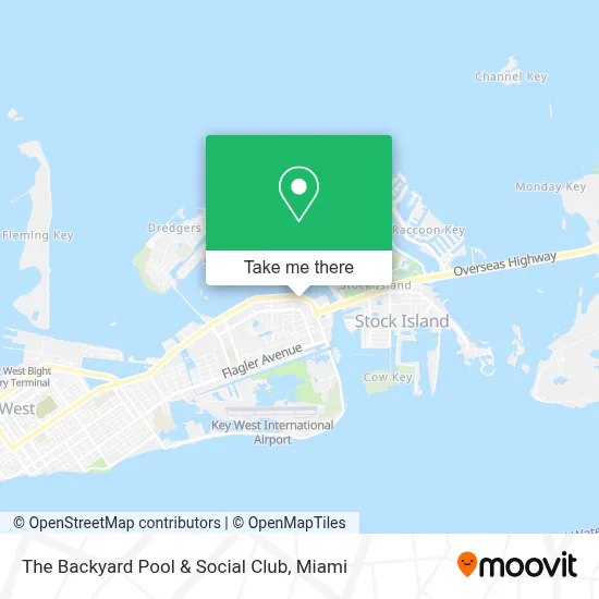 The Backyard Pool & Social Club map