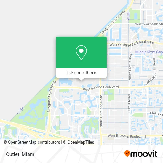 Outlet map