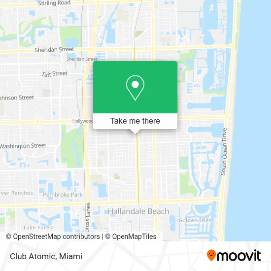 Club Atomic map
