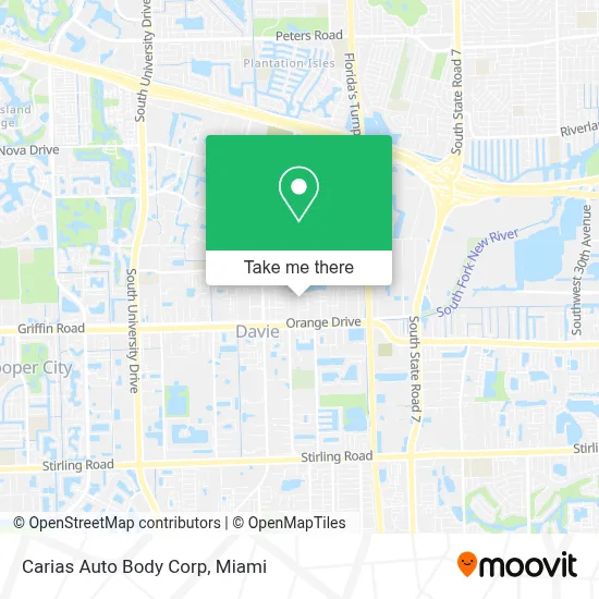 Carias Auto Body Corp map