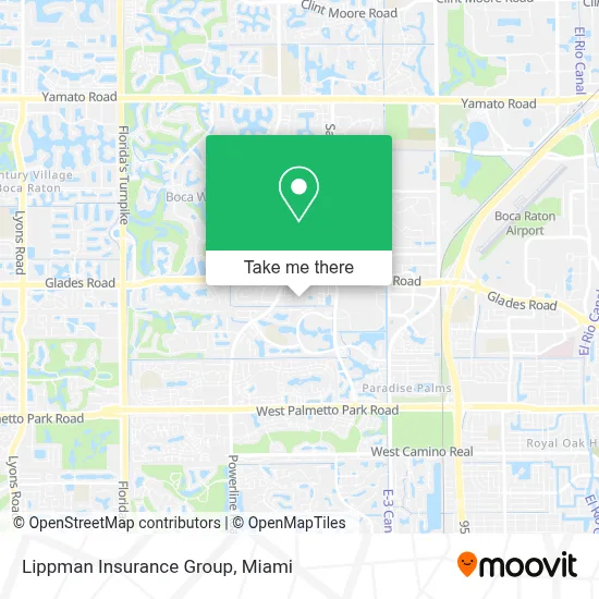Lippman Insurance Group map